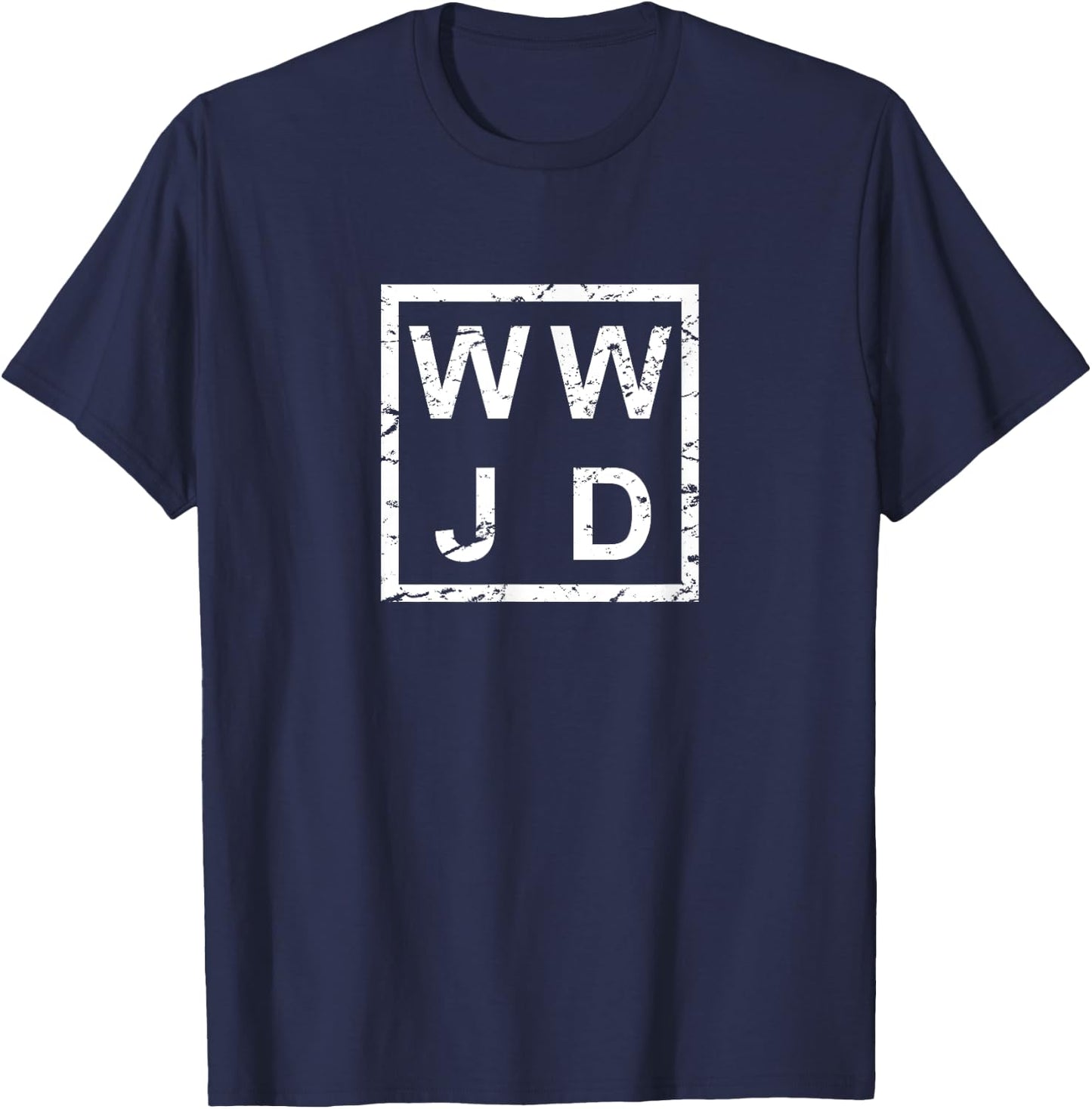Stylish WWJD T-Shirt - T-Shirt | Navy