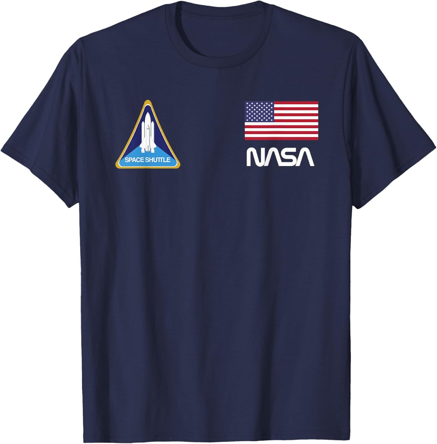 NASA Space Shuttle Challenger Crew T-Shirt - T-Shirt | Navy
