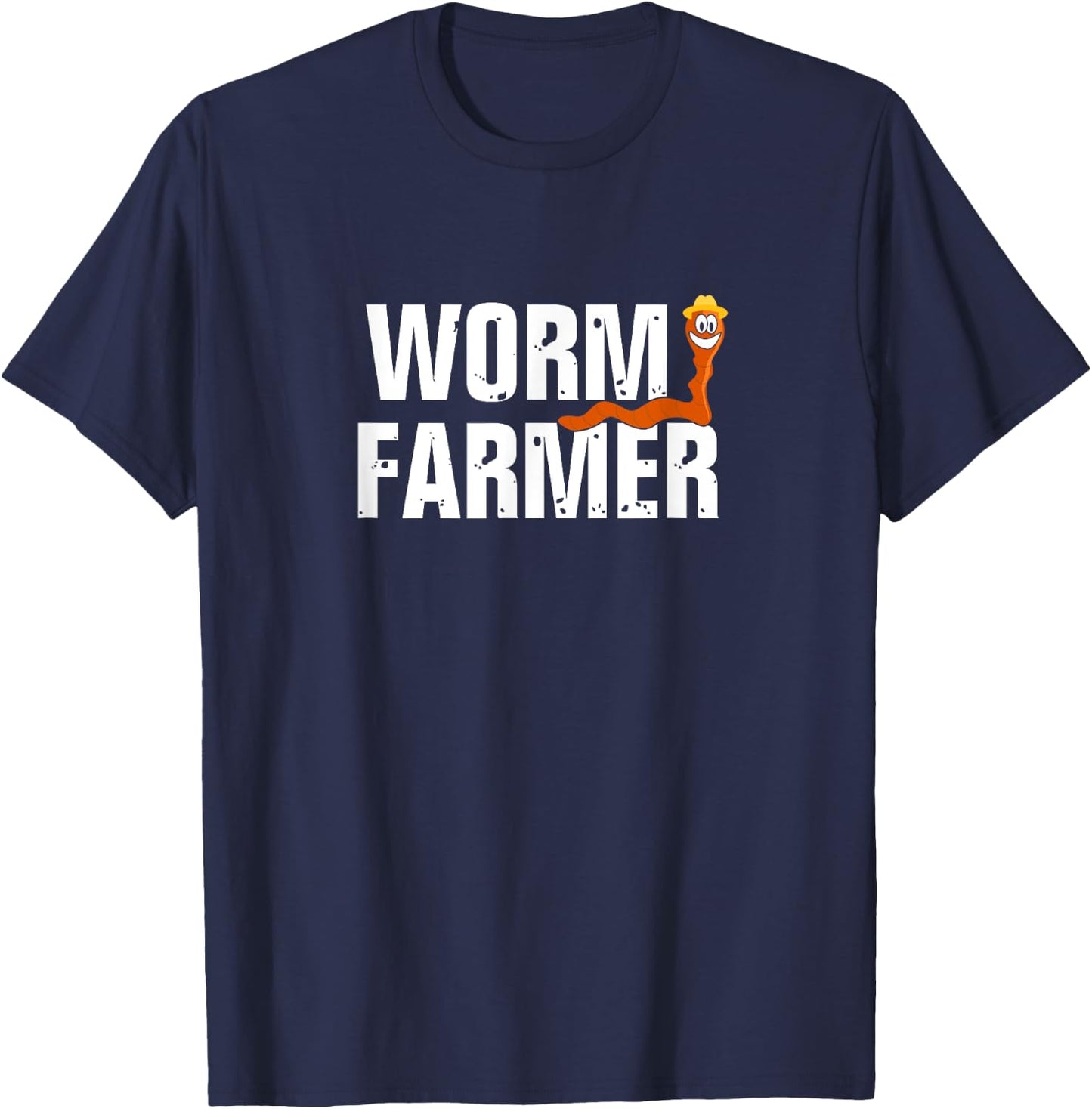 Funny Worm Farm Shirt Gift For Farmers T-Shirt - T-Shirt | Navy
