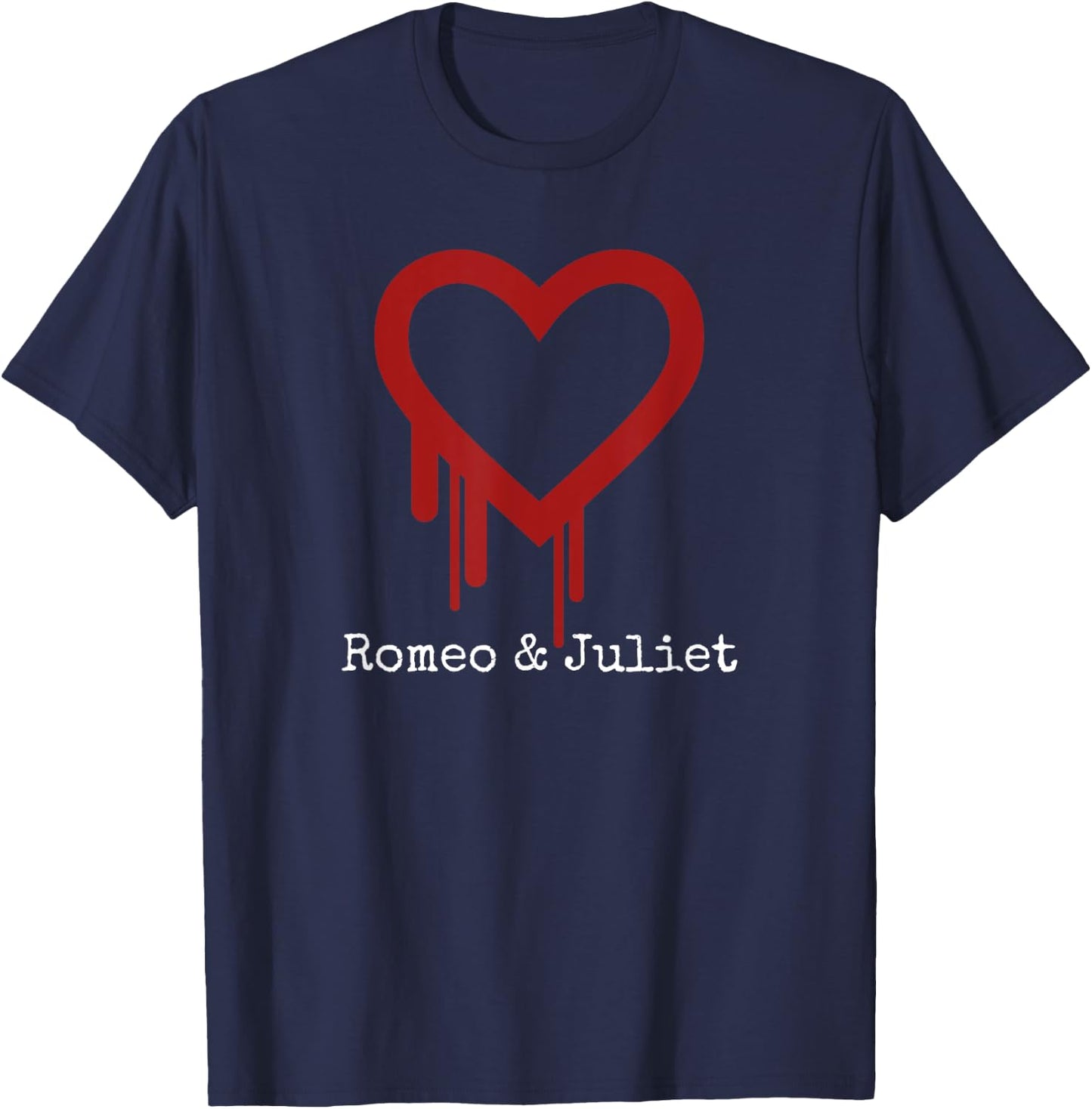 Romeo And Juliet Shakespeare Play Actor T-Shirt - T-Shirt | Navy