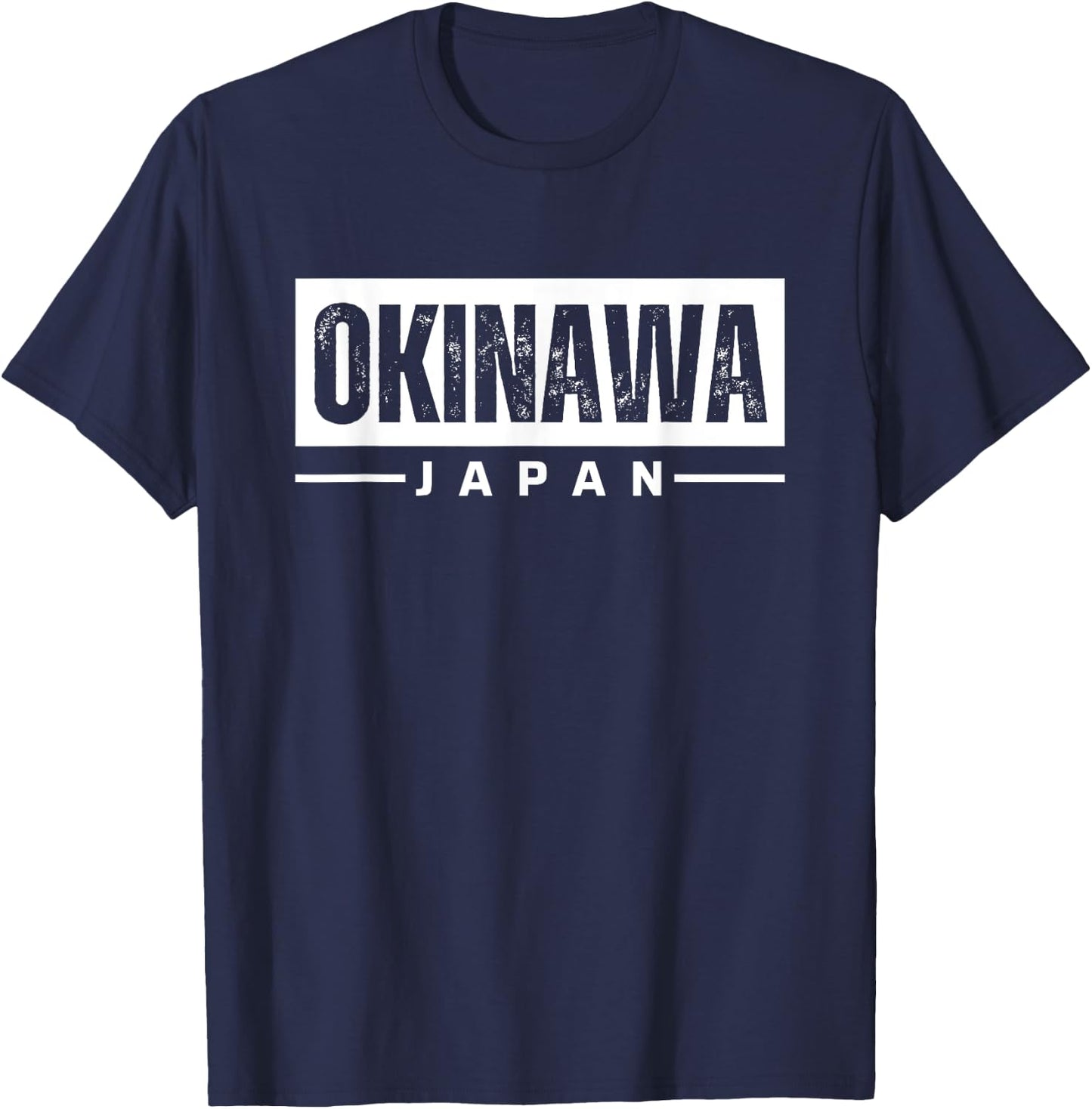Okinawa Japan Vintage Retro Souvenirs T-Shirt - T-Shirt | Navy