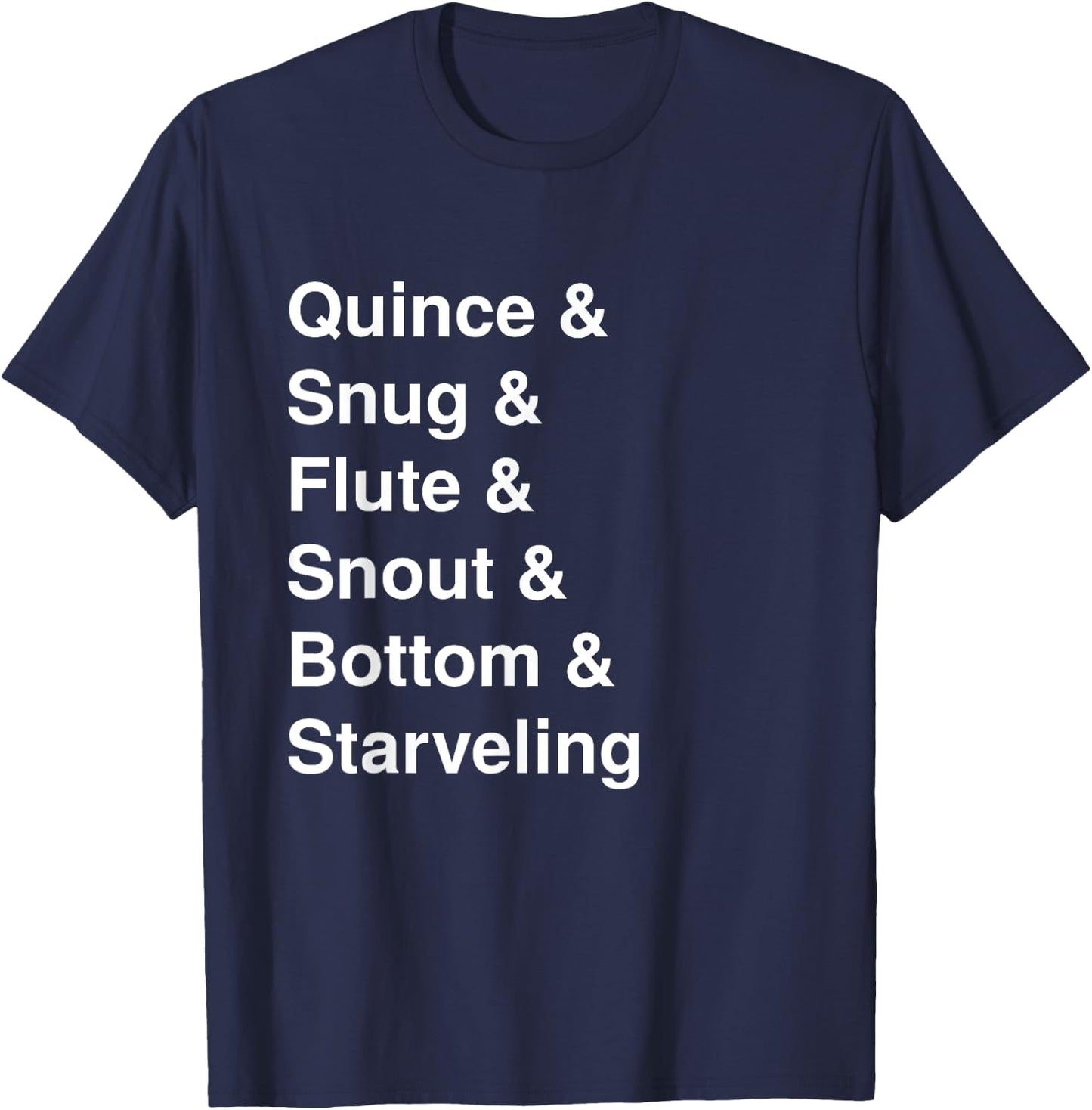 A Midsummer Night's Dream Rude Mechanicals Shakespeare Men Women Girls Kids T-Shirt - T-Shirt | Navy