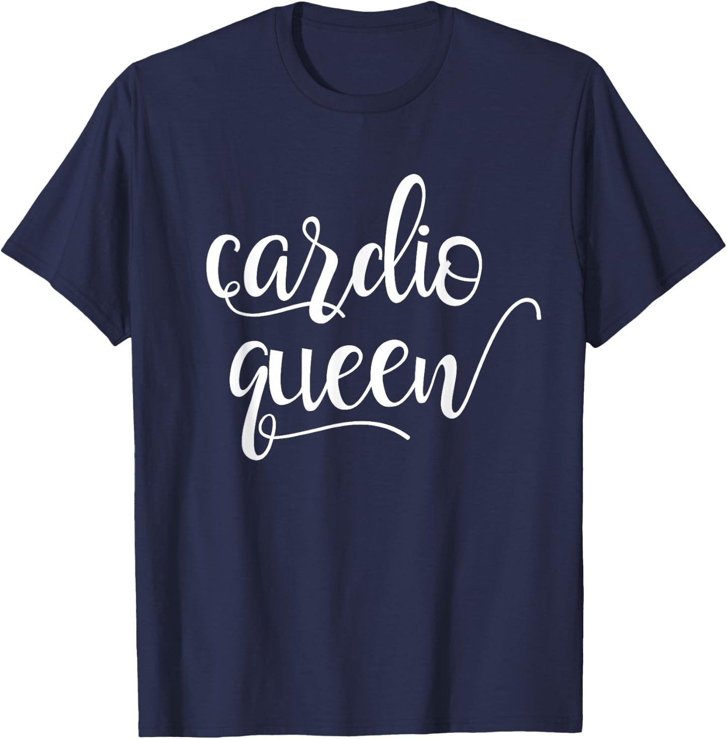 Fun Cardio Queen Fit and Active T-Shirt - T-Shirt | Navy
