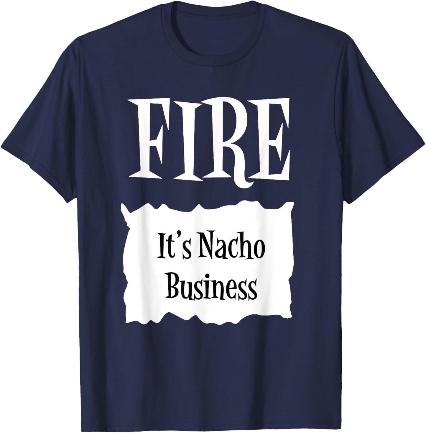 FIRE - Hot Packet Halloween Taco Costume T-Shirt - T-Shirt | Navy