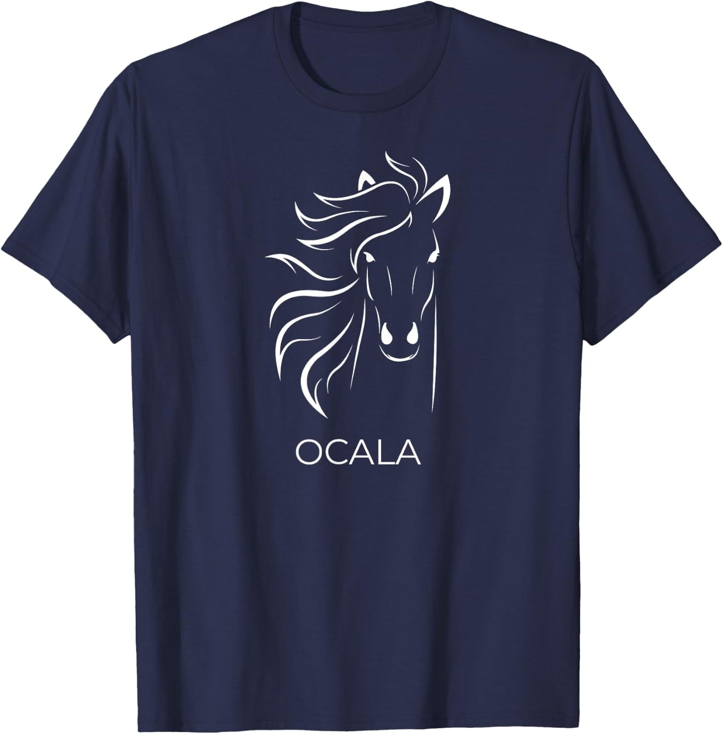 Ocala Florida Horse T Shirt T-Shirt - T-Shirt | Navy