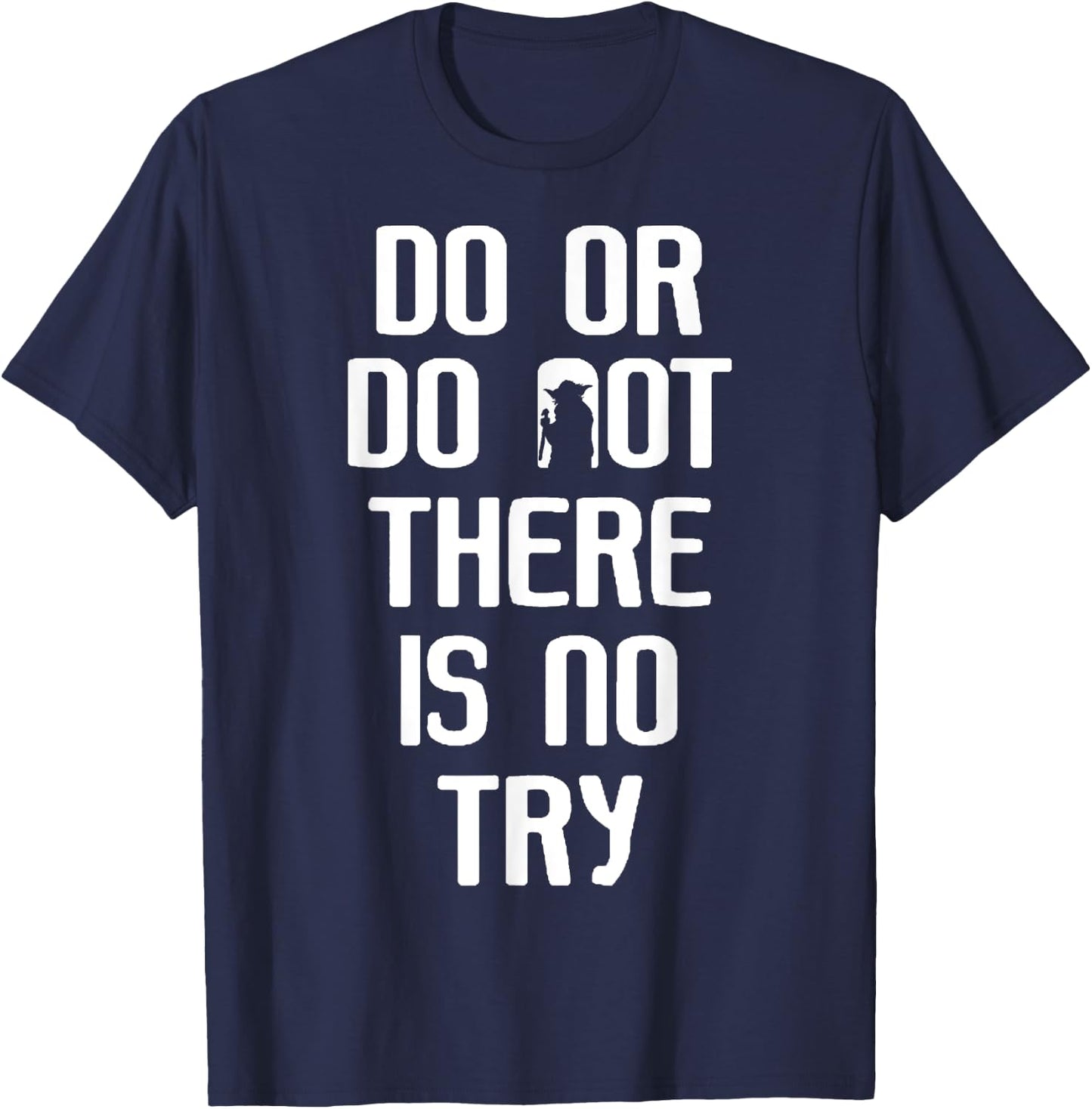 Star Wars Yoda Do Or Do Not Graphic T-Shirt - T-Shirt | Navy