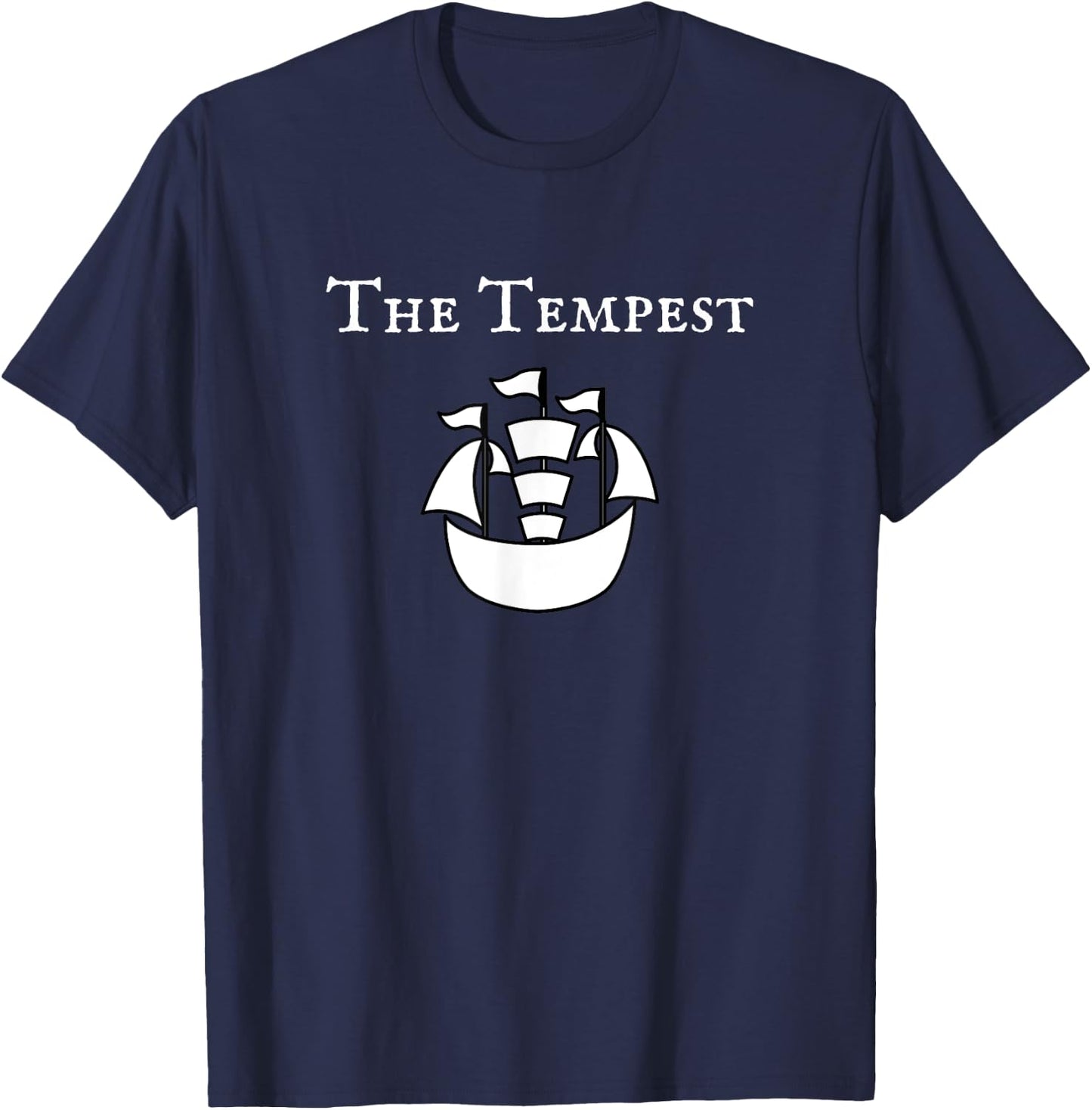 The Tempest Shakespeare Play Actor T-Shirt - T-Shirt | Navy