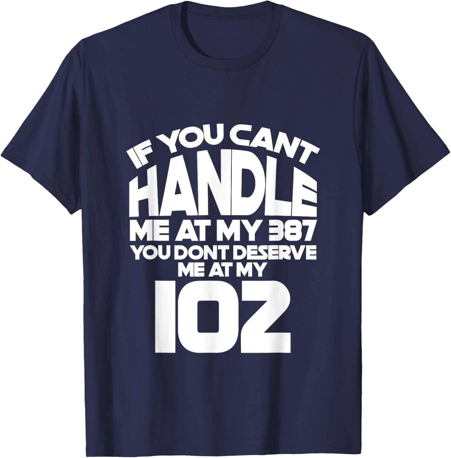 You Can't Handle Me Diabetes Diabetic Insulin Funny Gift T-Shirt - T-Shirt | Navy