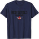Central Red Devils Logo Soccer HS T-Shirt - T-Shirt | Navy
