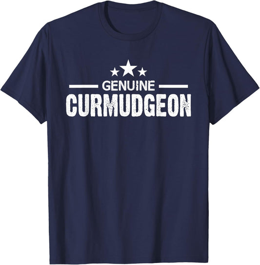 Genuine Curmudgeon T-Shirt - T-Shirt | Navy