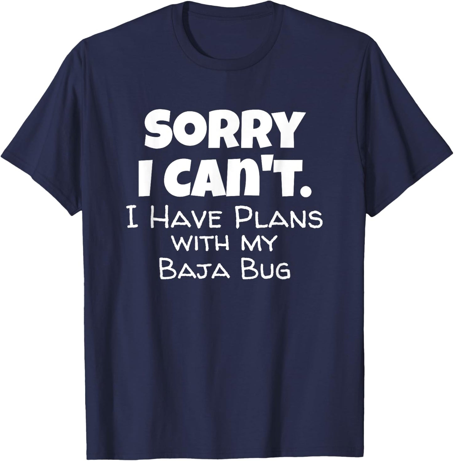Funny Baja Bug Vehicle Off Road Lover T-Shirt - T-Shirt | Navy