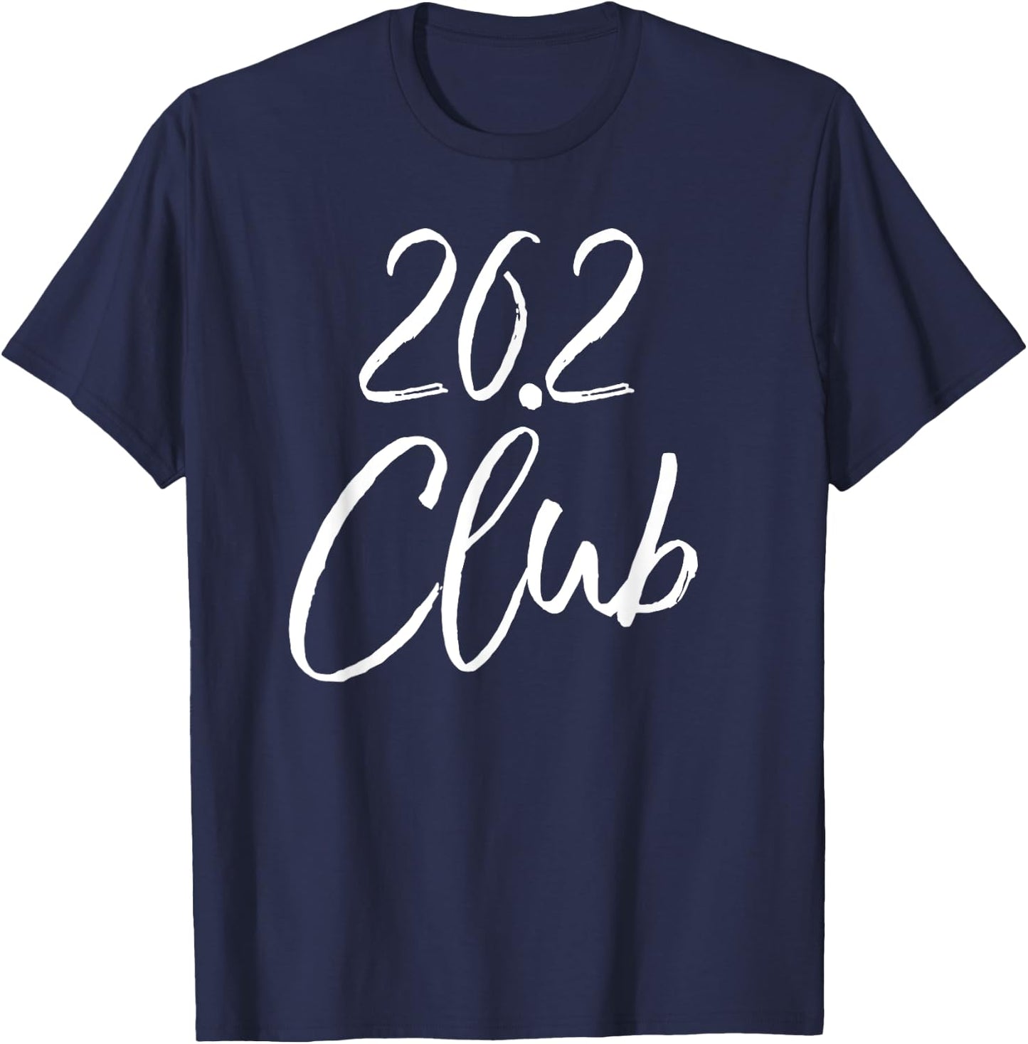 Marathon Finisher Gift Runners Running Gear 26.2 Club T-Shirt - T-Shirt | Navy