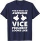 Awesome Vice President Looks Like Cute Gift T-Shirt - T-Shirt | Navy