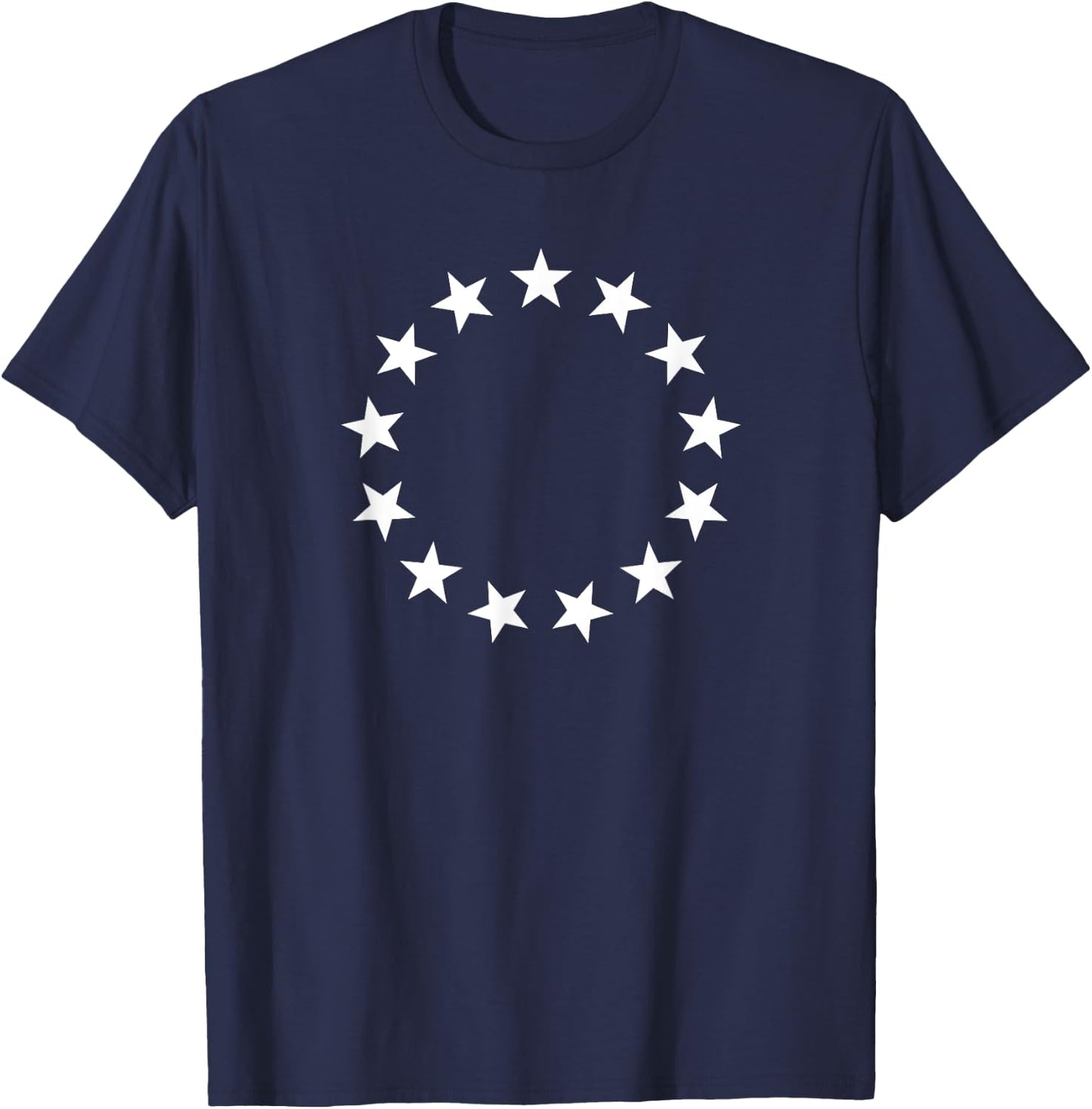 Colonies Stars | 1776 American Revolutionary War T-Shirt - T-Shirt | Navy
