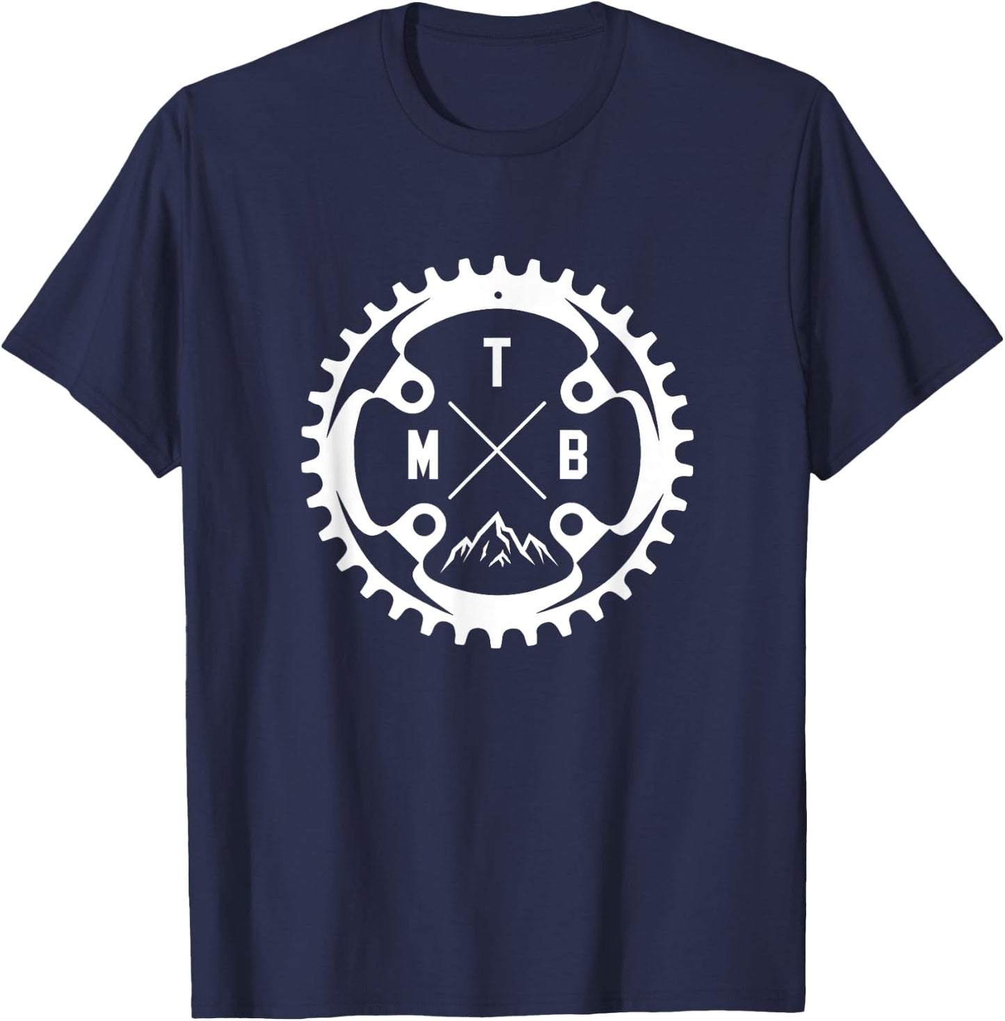 Mountain Bike Shirt MTB Downhill Biking Biker Gift T-Shirt - T-Shirt | Navy