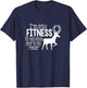 I'm into fitness fit'ness deer in my freezer funny hunter T-Shirt - T-Shirt | Navy