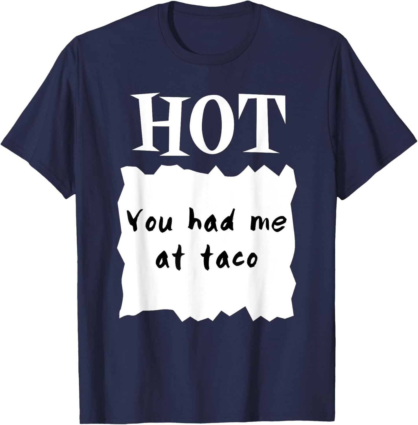 HOT SAUCES Group Halloween Costumes TACO SAUCE shirt T-Shirt - T-Shirt | Navy