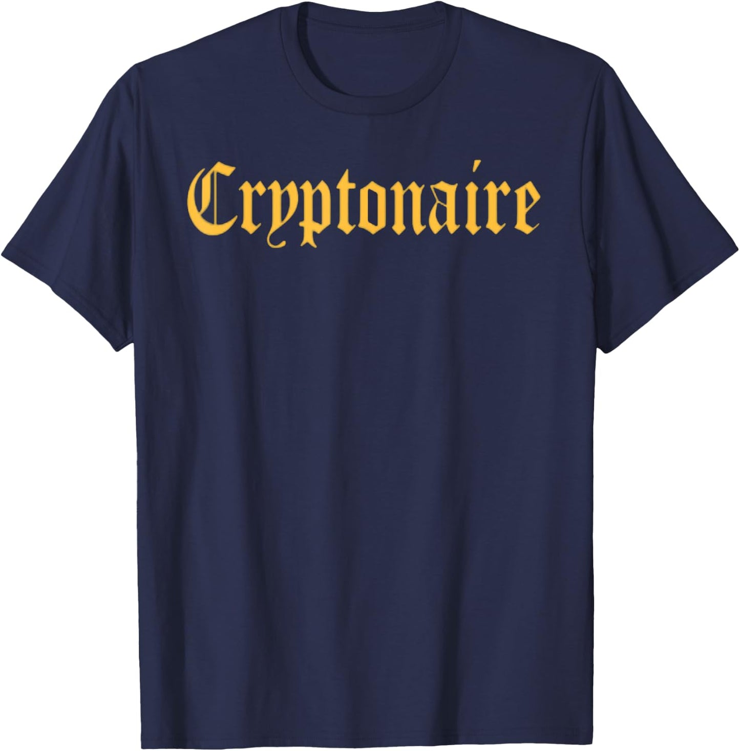 Cryptonaire | Bitcoin-Millionaire | Crypto-Currency T-Shirt - T-Shirt | Navy