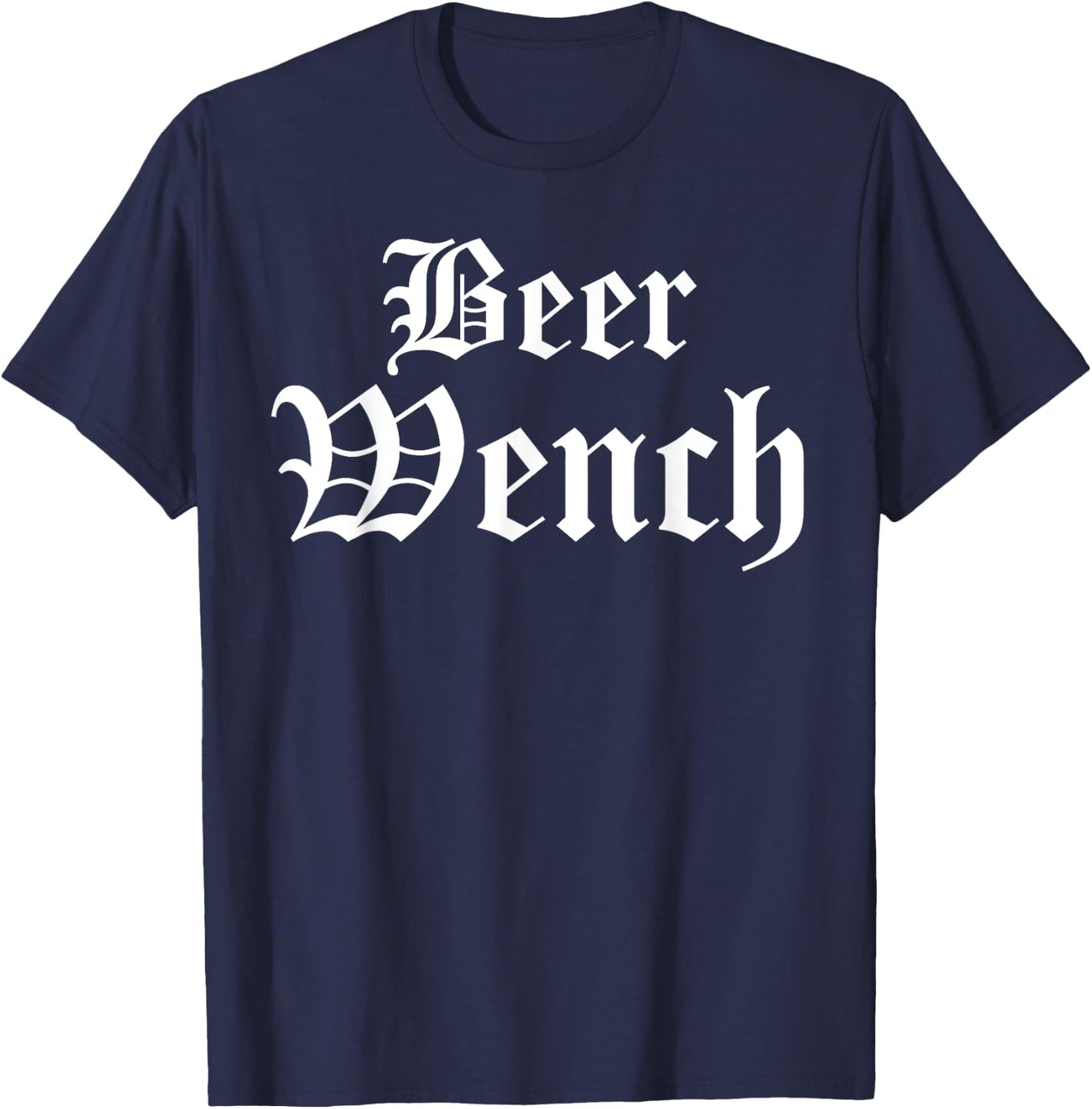 Beer Wench Ren Faire Medieval T-Shirt - T-Shirt | Navy