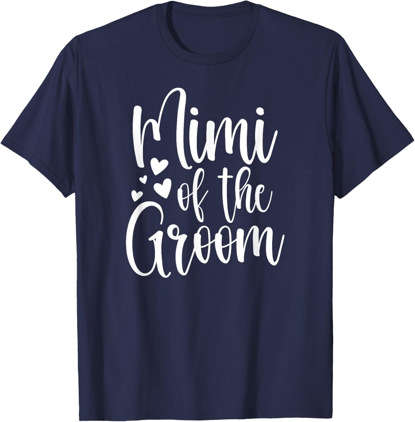 Proud Groom's Mimi Grandma T-Shirt - T-Shirt | Navy