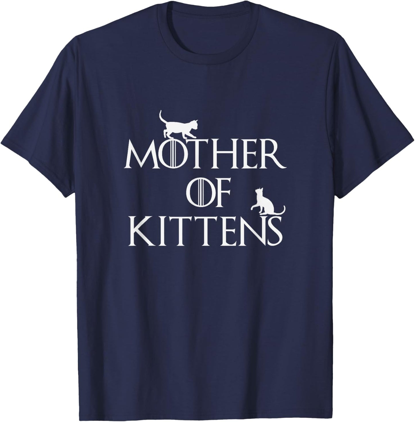 Women's Mother Of Kittens Women's / Mother Of Cats T Shirt T-Shirt - T-Shirt | Navy