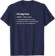 Funny Bluegrass / Bluegrass Music Guitar Banjo T-Shirt - T-Shirt | Navy