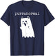 Purranormal Funny Cat Halloween T Shirt Paranormal Ghost Women Kids T-Shirt - T-Shirt | Navy