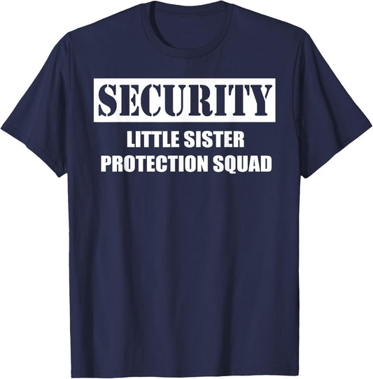 Security Sister Protection Squad T-Shirt - T-Shirt | Navy