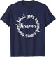 Karma What Goes Around Comes Around - Circle T-Shirt - T-Shirt | Navy
