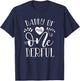 Daddy Of Miss Onederful Shirt Cute Dad 1st Birthday Of Girl T-Shirt - T-Shirt | Navy