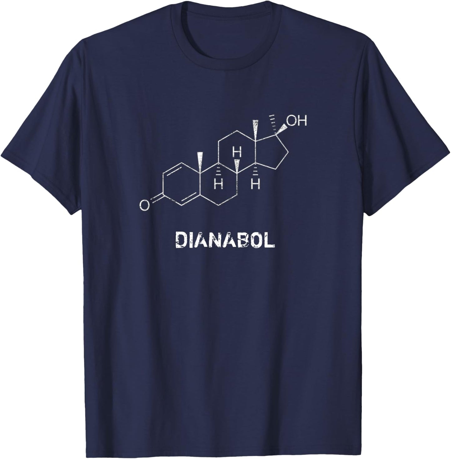 Bodybuilding Dianabol Steroid Shirt - Gift Gym T-Shirt - T-Shirt | Navy