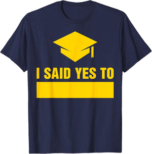 College Decision Day College Reveal Party Acceptance FILL IN T-Shirt - T-Shirt | Navy