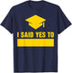 College Decision Day College Reveal Party Acceptance FILL IN T-Shirt - T-Shirt | Navy