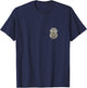 MP Badge Shirt - Small Left Chest Design T-Shirt - T-Shirt | Navy