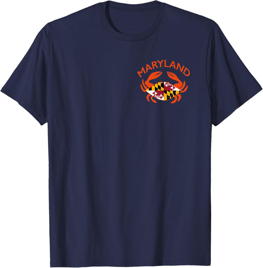Maryland Crab - State Pride Seafood T-Shirt - T-Shirt | Navy