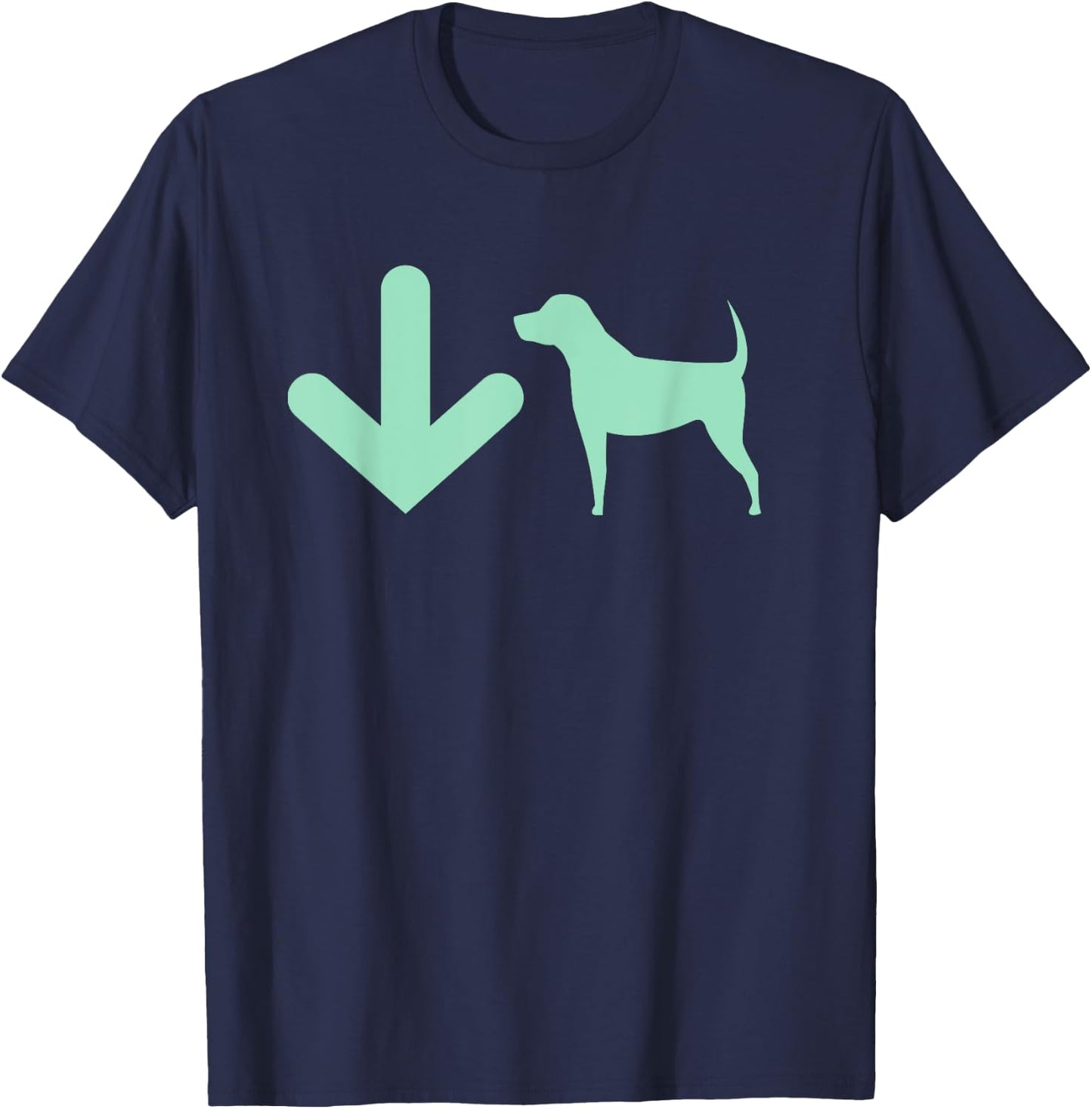 Yoga Dog - Yoga Down Dog Shirt - Downward Dog Funny T-Shirt - T-Shirt | Navy