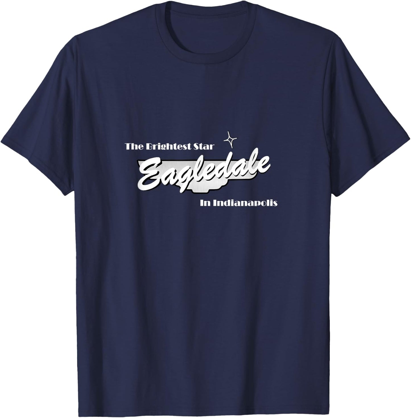 Eagledale The Brightest Star in Indianapolis T-Shirt - T-Shirt | Navy