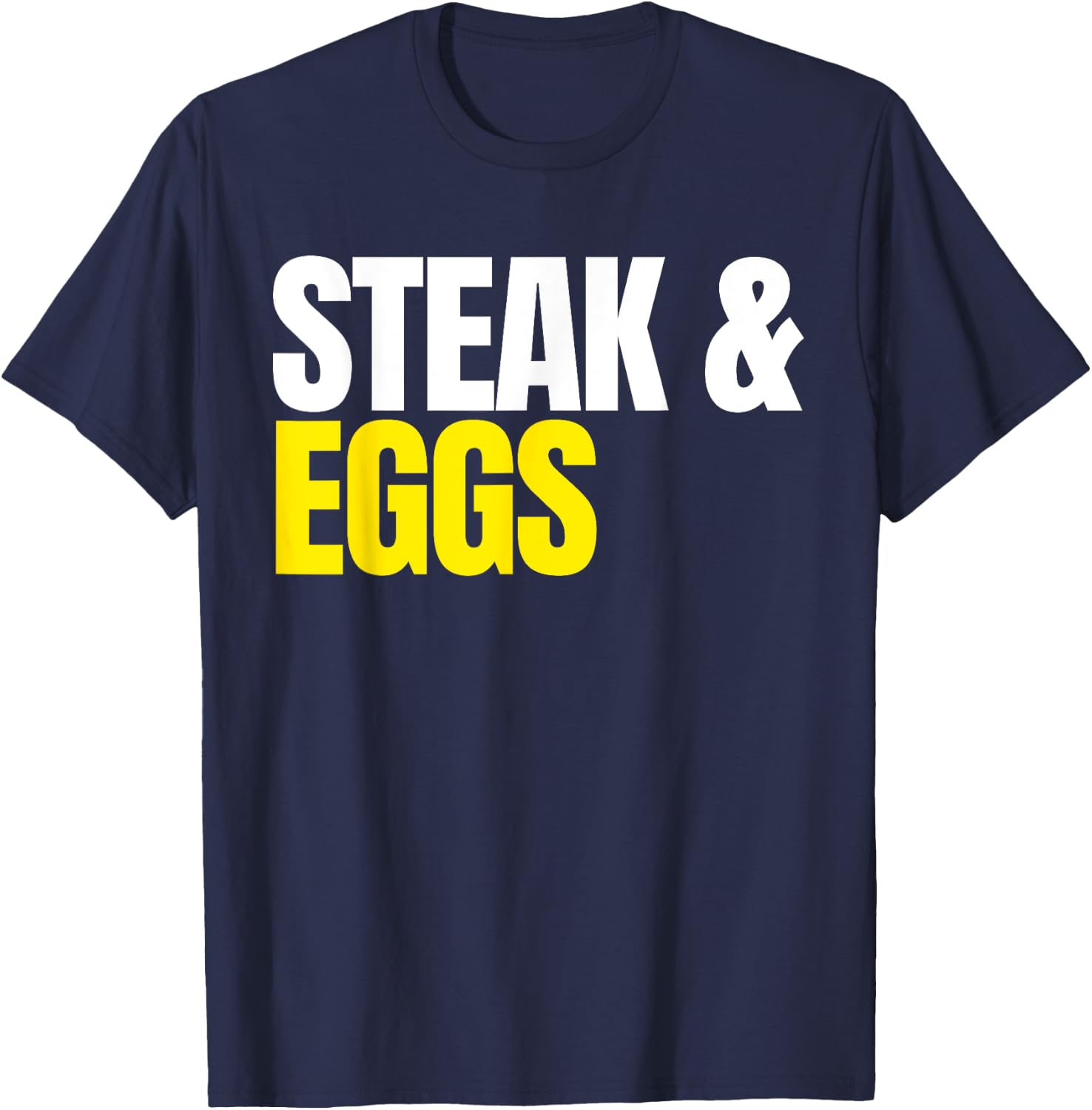 Steak and Eggs T-Shirt - T-Shirt | Navy