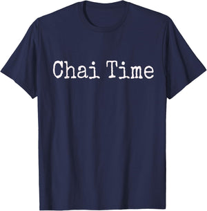 Chai Time T-Shirt - T-Shirt | Navy