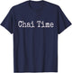 Chai Time T-Shirt - T-Shirt | Navy