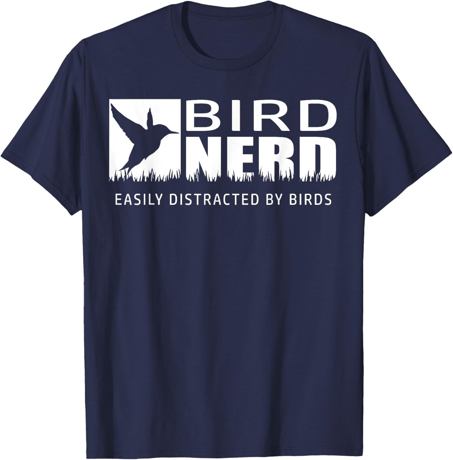 Bird Watching Shirt Bird Watchers Bird Nerd T Shirt T-Shirt - T-Shirt | Navy