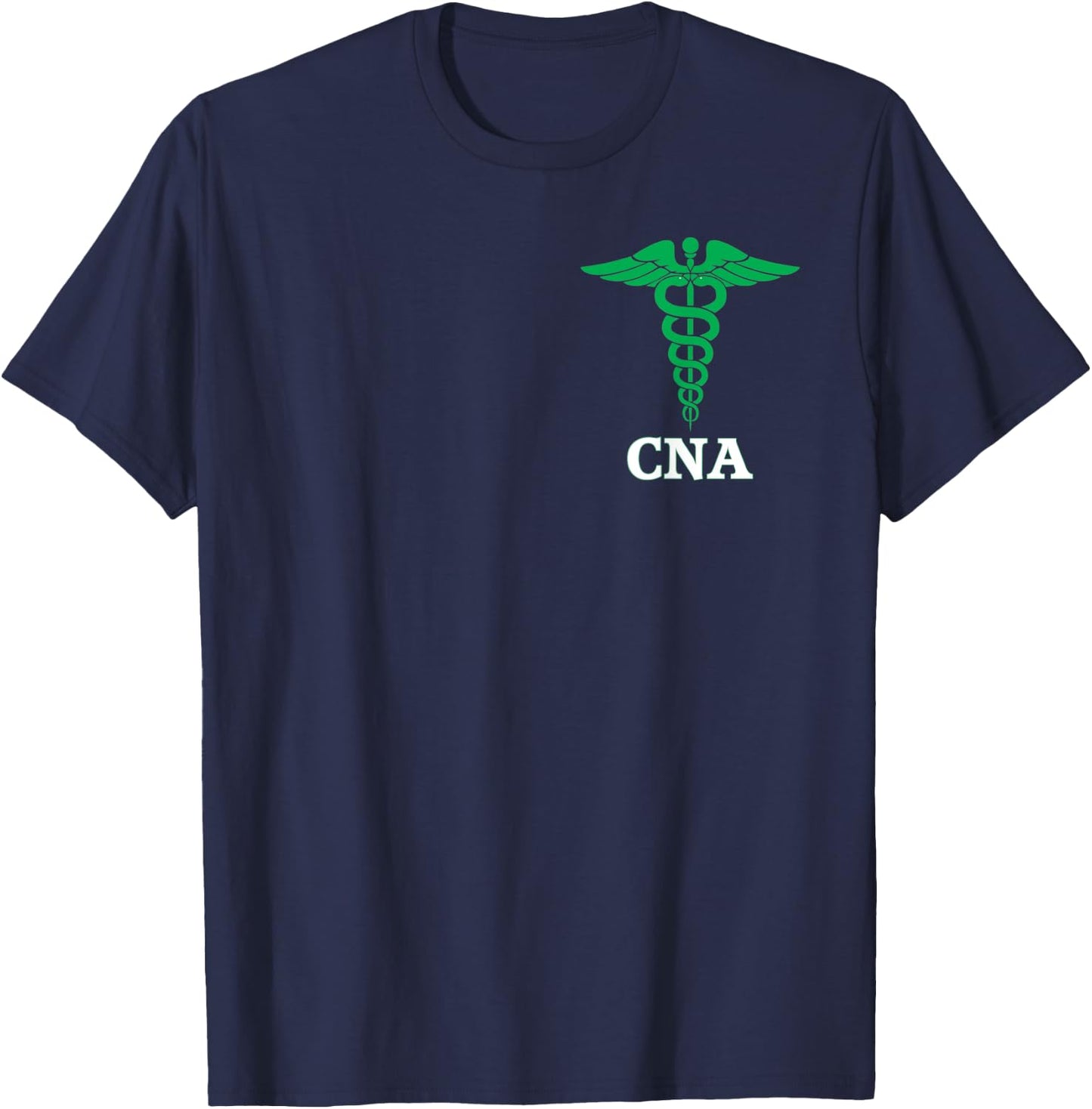 Certified Nursing Assistant Caduceus Medical Nurse T-Shirt - T-Shirt | Navy