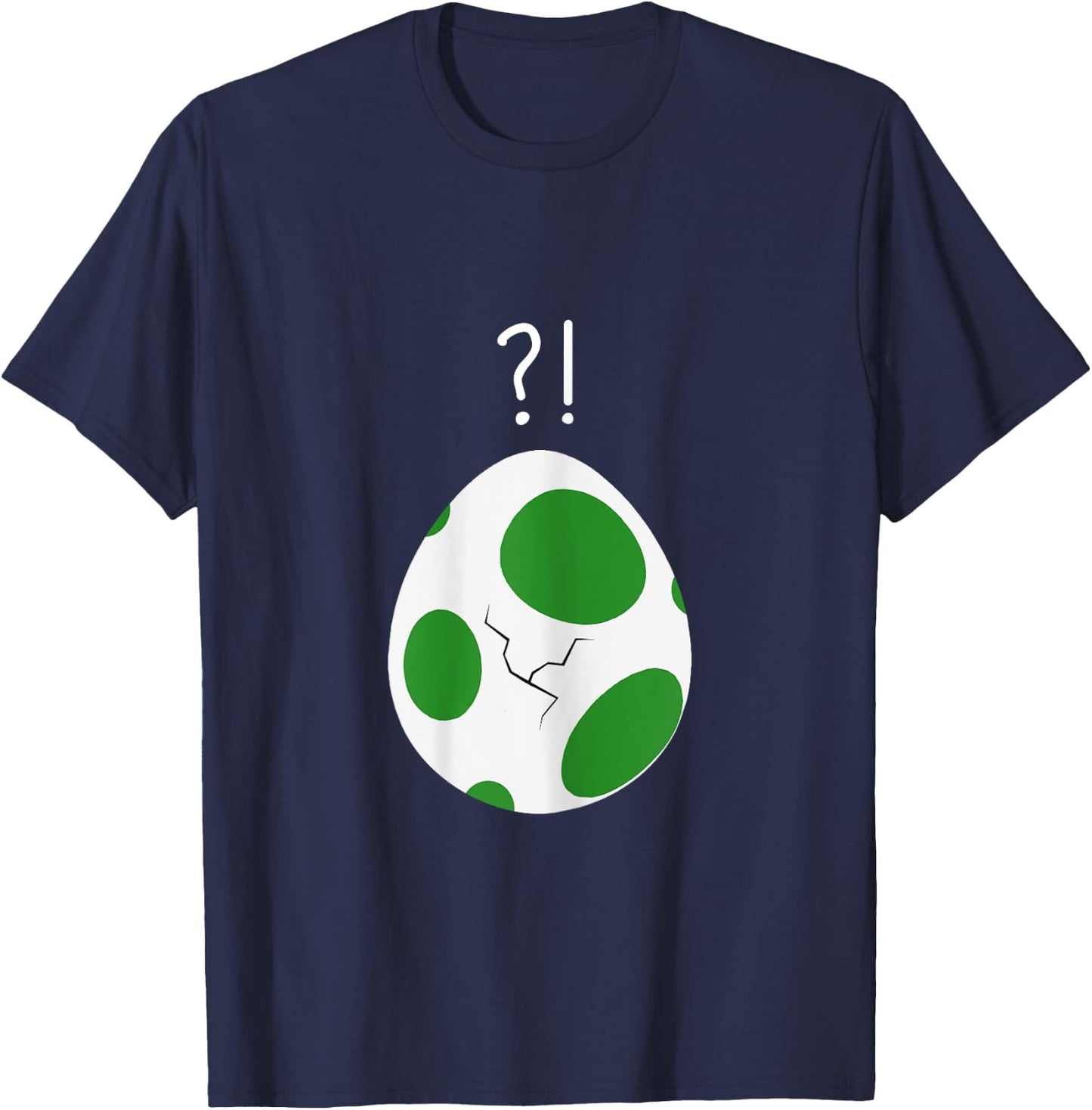 Baby on the Way 3rd Trimester Cracked Dinosaur Egg T-Shirt - T-Shirt | Navy