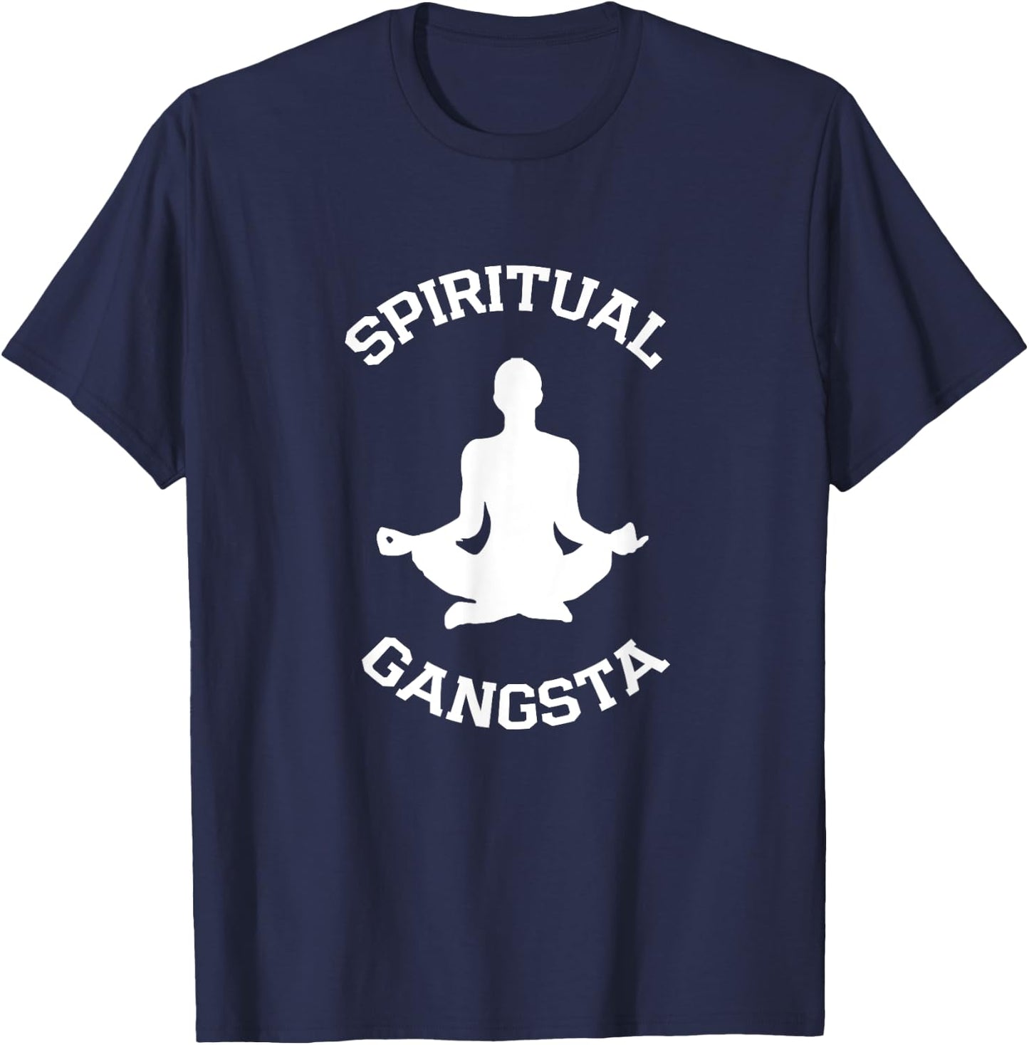 Spiritual Gangsta T Shirts - Yoga T Shirts Women T-Shirt - T-Shirt | Navy