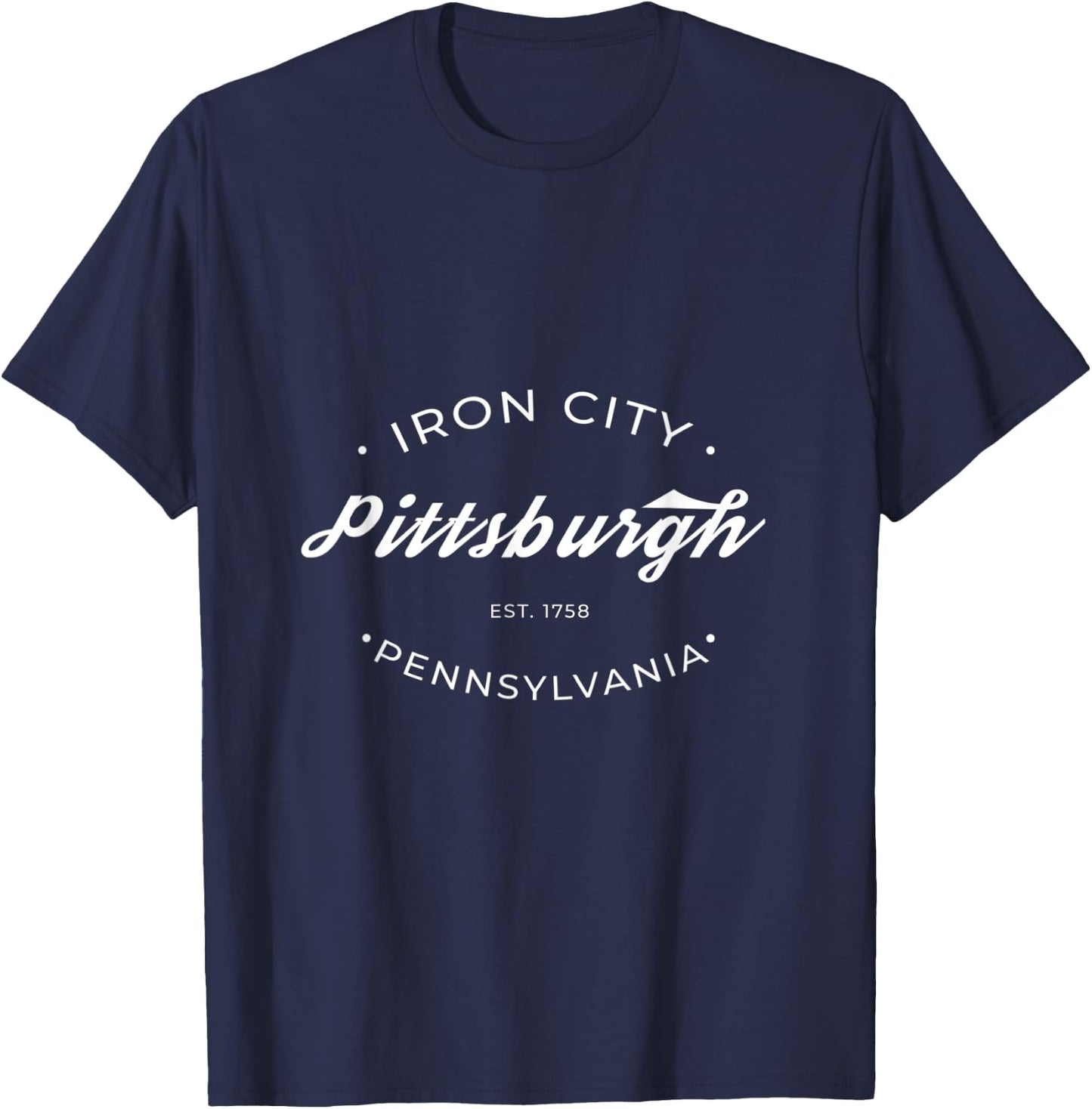 Pittsburgh PA Iron City T-Shirt - T-Shirt | Navy