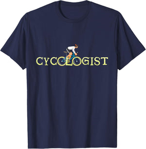 Cycologist Cyclist Road Bike Novelty Bicycle T-Shirt - T-Shirt | Navy