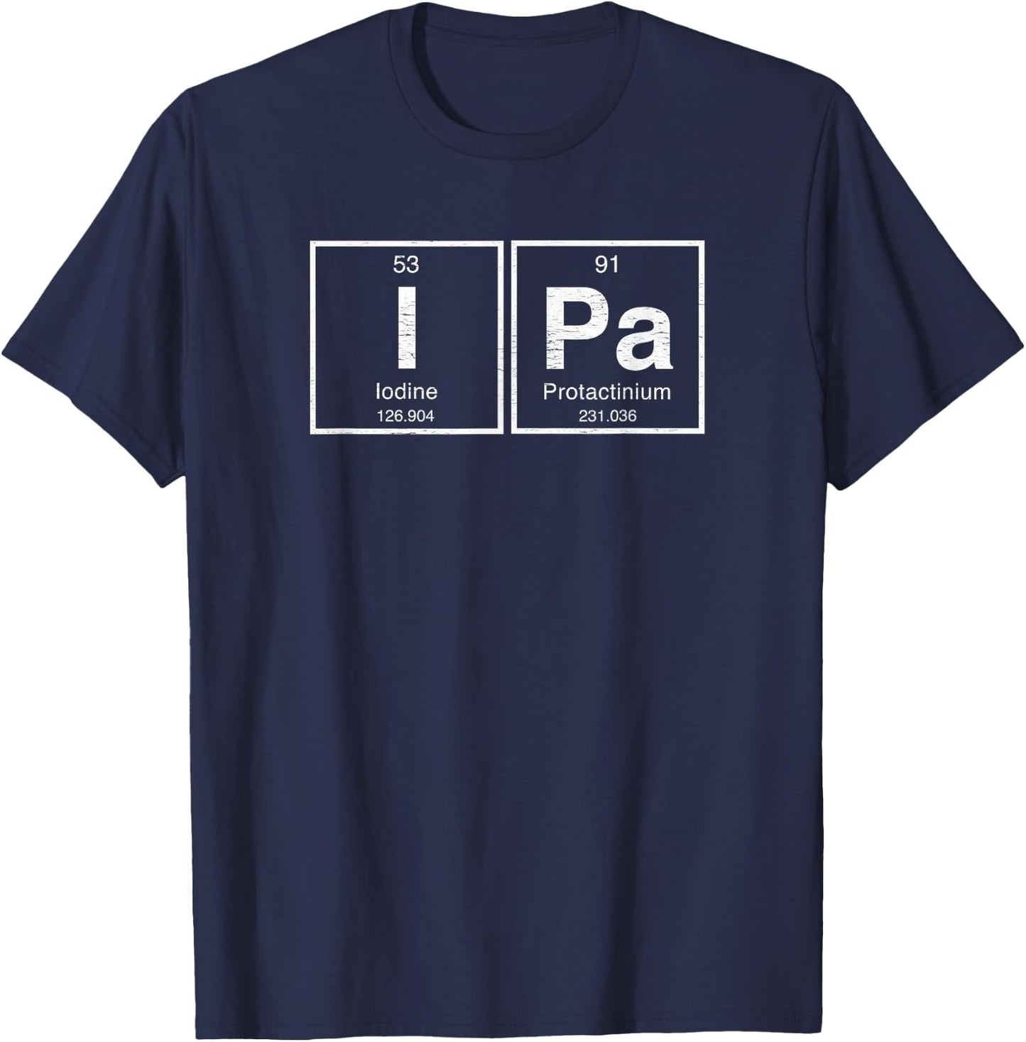 IPA Periodic Table Elements Of Beer Shirt T-Shirt - T-Shirt | Navy