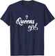 Queens Girl New York Raised Me T-Shirt - T-Shirt | Navy