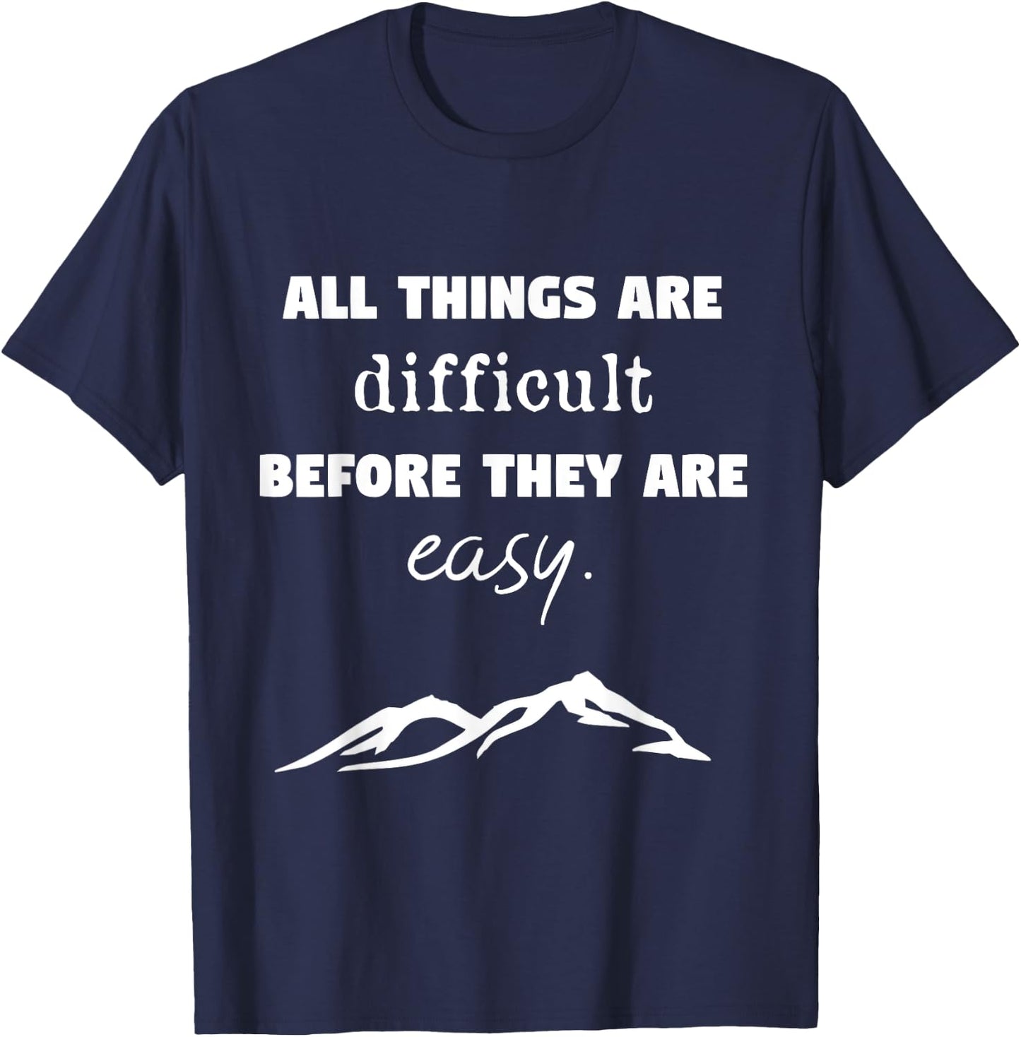 Inspiring Growth Mindset Teacher Christmas Gifts Men Women Kids T-Shirt - T-Shirt | Navy