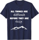Inspiring Growth Mindset Teacher Christmas Gifts Men Women Kids T-Shirt - T-Shirt | Navy